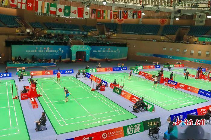 【娱乐888】2024中国(瑞昌)国际羽毛球大师赛挥拍开赛